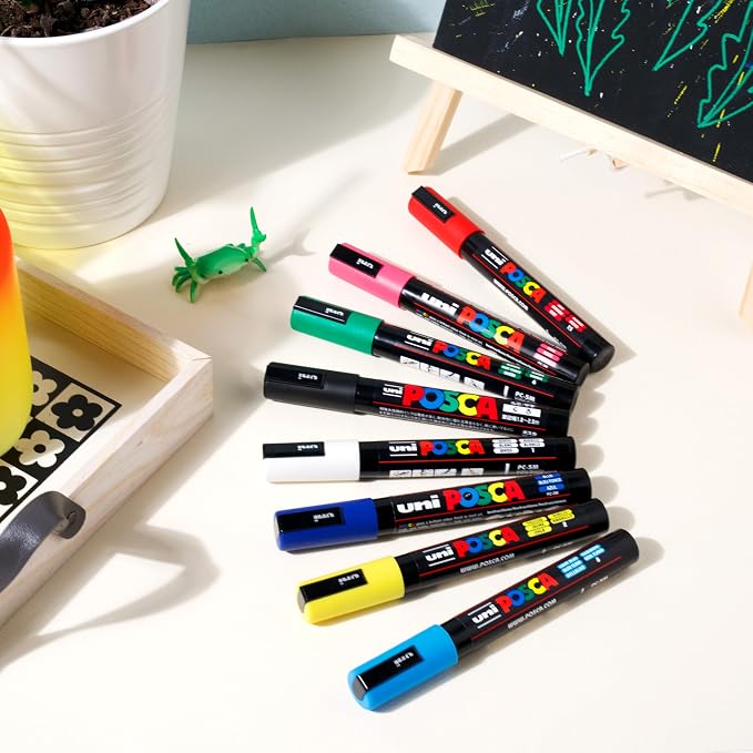Posca Paint Markers, 5M Medium Acrylic Markers - Image 8
