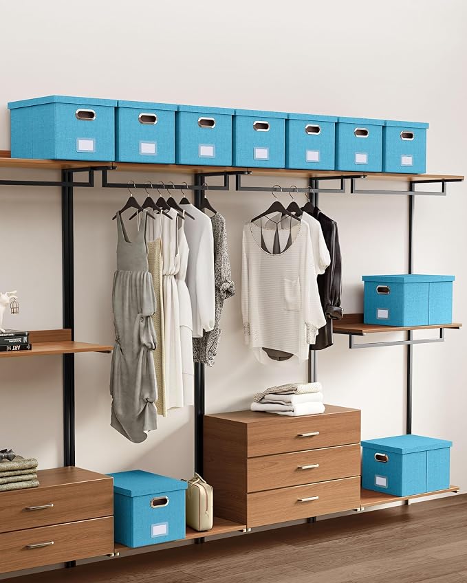 Oterri File Organizer with Lid, File Box, File Cabinet - Image 7
