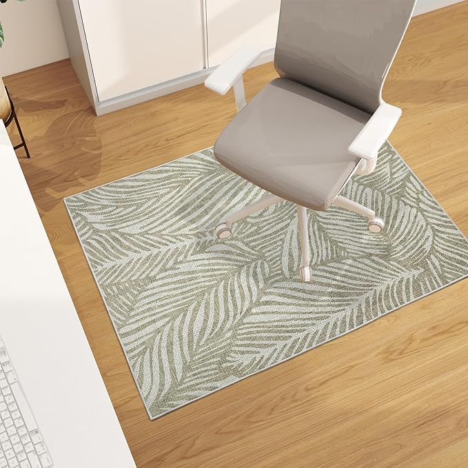 Office Chair Mat for Hardwood Floor, Machine Wash by CHAKME