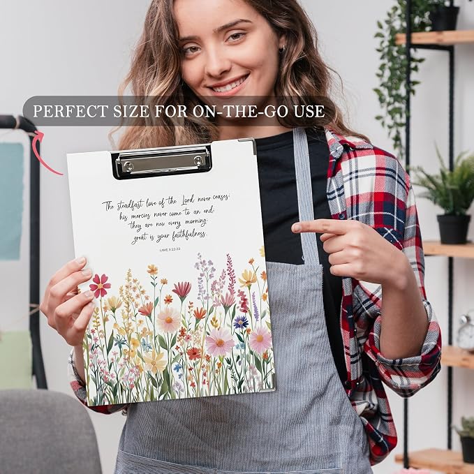 Christian Wildflower Clipboard, Christian Gifts - Image 5