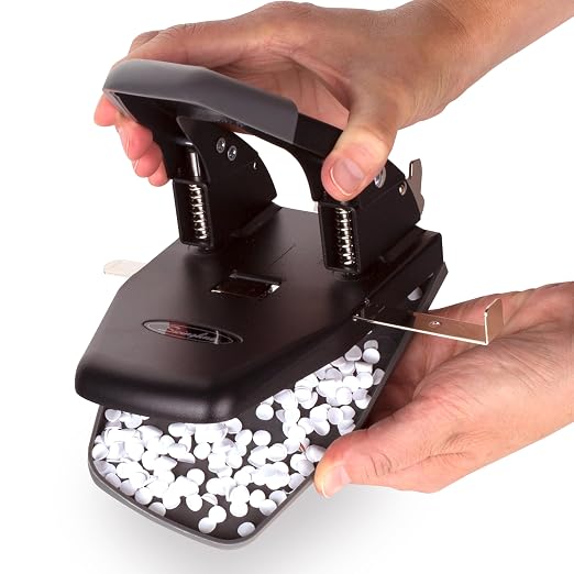 Swingline 2 Hole Punch, 28 Sheet Capacity Hole Puncher, Paper Punch, Low Effort - Image 4