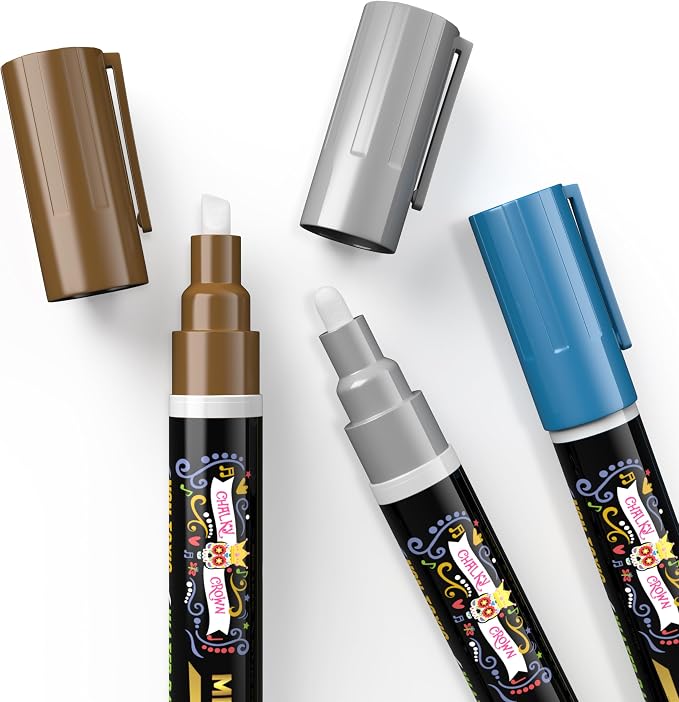 CHALKY CROWN Metallic Liquid Chalk Markers - Image 5
