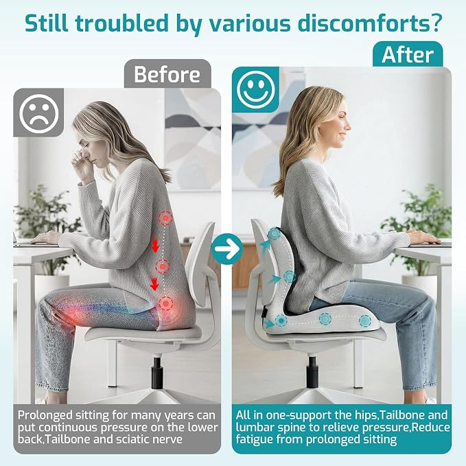 Ergonomic Seat Cushion, Office Chair Cushion - Image 4