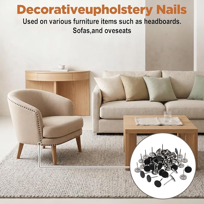 Black Flat Thumb Tacks - Image 5
