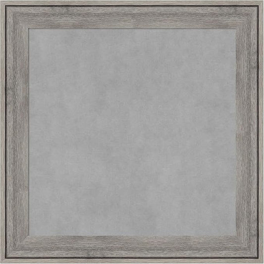 Amanti Art Grey Framed Magnetic Board 25x25 Medium Vision Board by AmantiArt