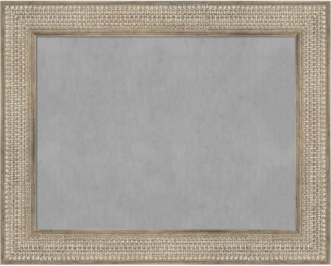 Amanti Art Silver Framed Magnetic Board 24x30 Medium Vision Board by AmantiArt