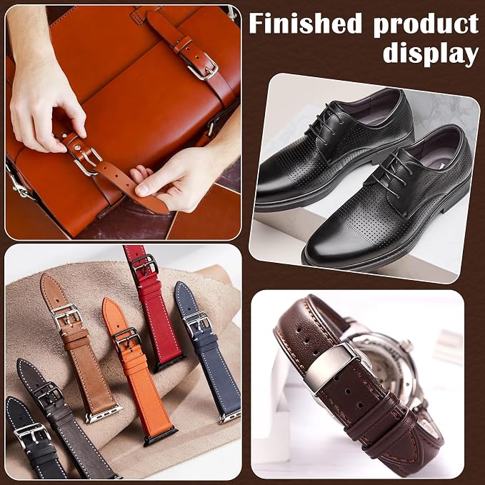 8 Pcs Leather Hole Punch Cutter 1mm-4.5mm Hollow Punch Set - Image 7