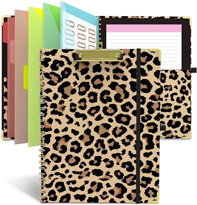 Clipboard Folder with Notepad Refillable Lined by Atarcosm