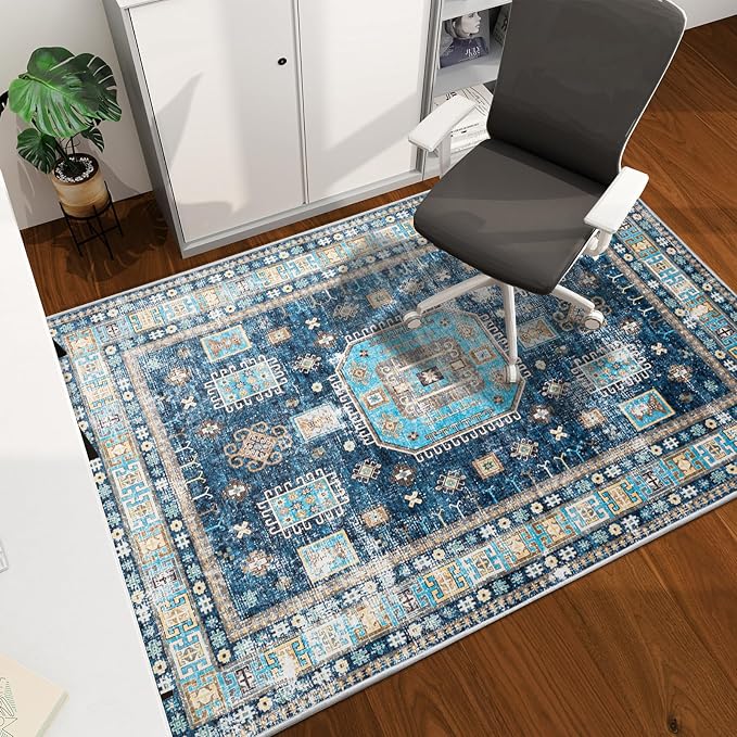Office Chair Mat for Hardwood Floor, Machine Wash by CHAKME