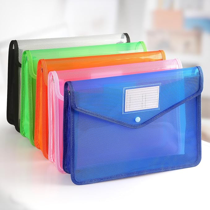 Plastic Expanding File Folder, Transparent envelopes - Image 7