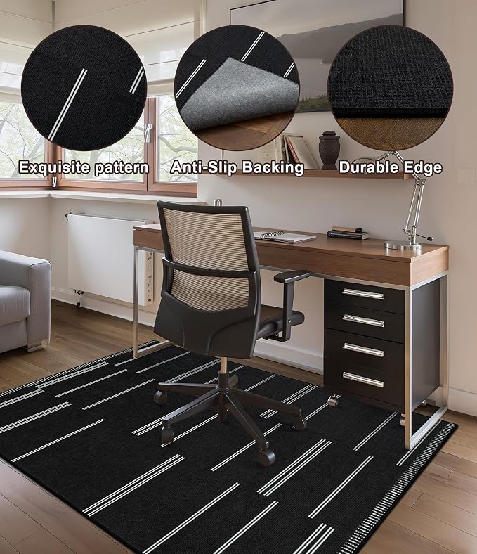 chakme Office Chair Mat for Hardwood Floor, Machine Wash - Image 5