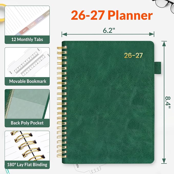SUNEE 2026-2027 Weekly & Monthly Planner 6.4"x8.5" - Image 4