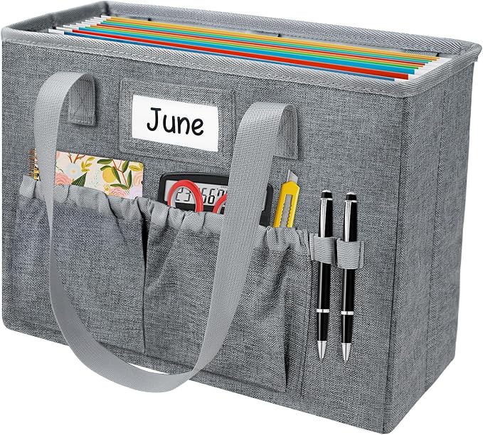 abcxgood Desktop File Organizer Box, Collapsible Hanging Filing Box, Home by abcxgood