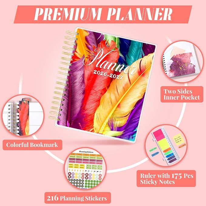 Planner 2026-2027, Large 18 Months Academic Daily Weekly Monthly Planner Yearly - Image 2