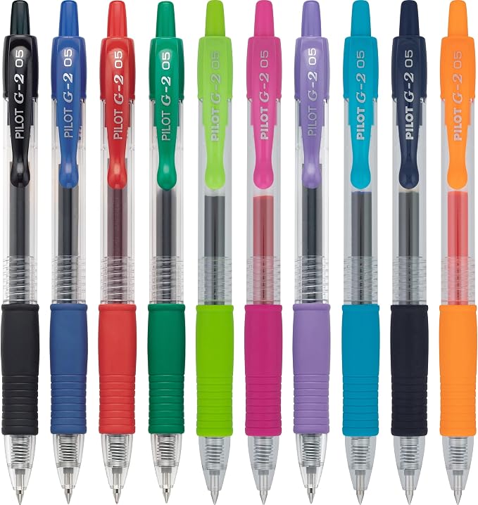 Pilot G2 Premium Retractable Gel-Ink Rolling Ball Pens, Extra Fine Point - Image 2
