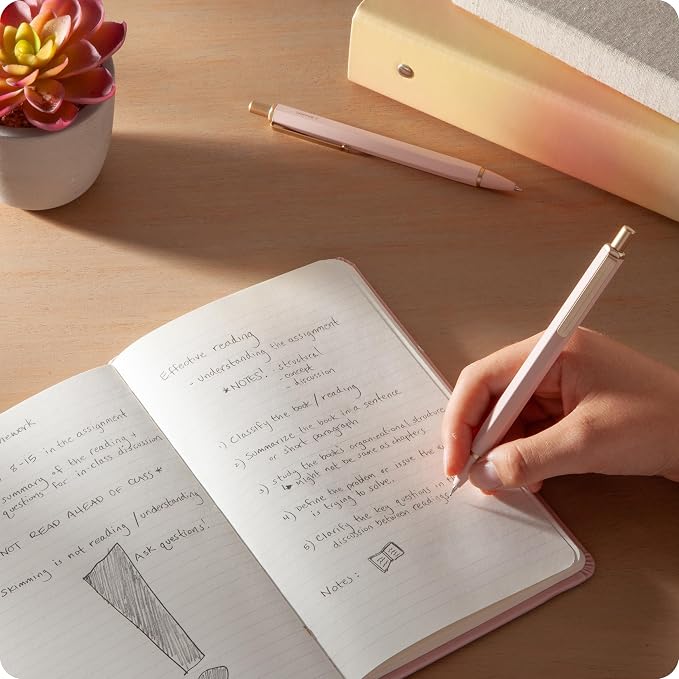 U Brands Cambria Mechanical Pencils, Blush Pink, Soft Touch, Medium Point - Image 5