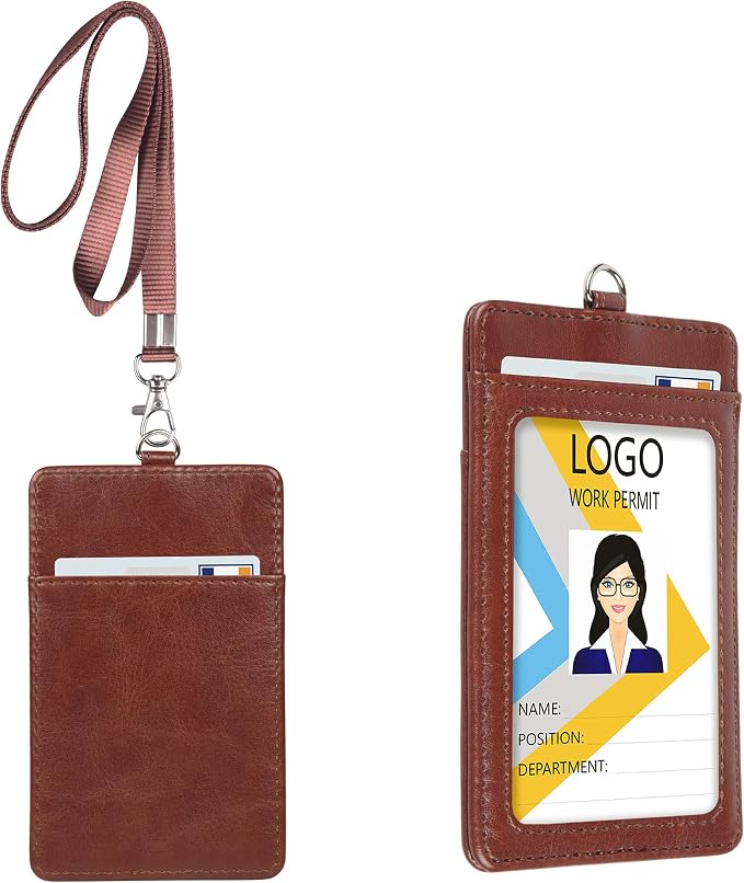 Teskyer Leather ID Badge Holder - Image 9