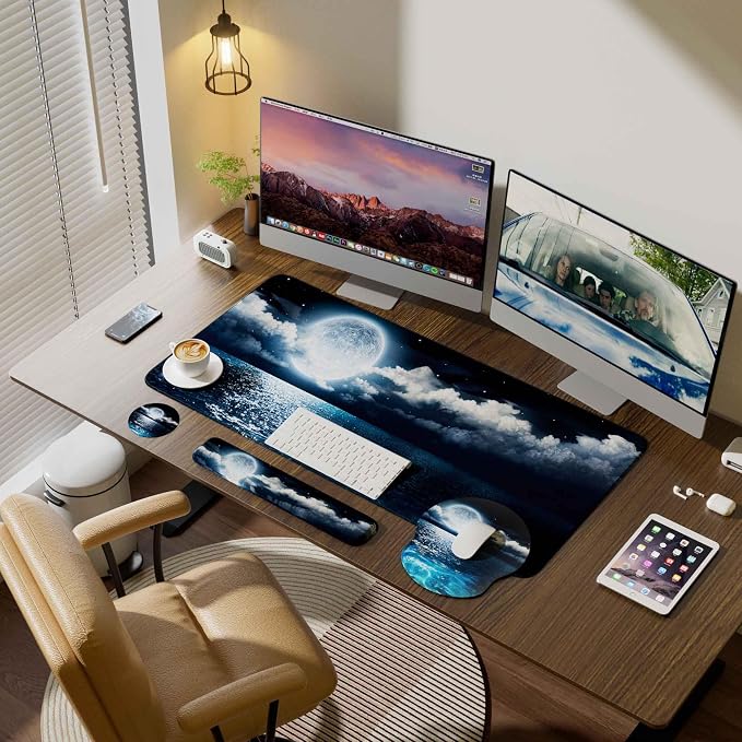 Desk Mat Set + Keyboard and Mouse Pad - Image 4