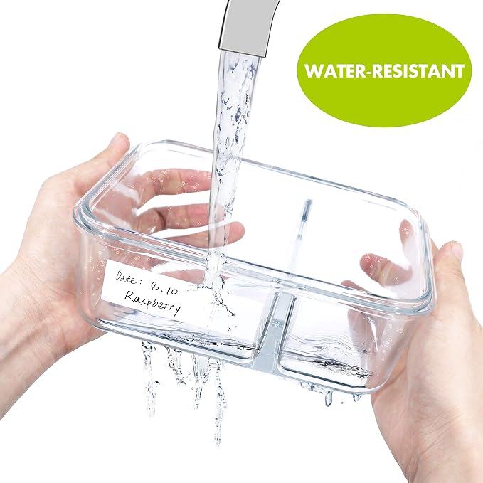 1000 Blank Removable Freezer Labels Water Oil Resistant - Image 5