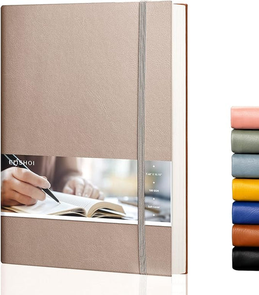 EMSHOI Dotted Journal Bullet Notebook, 192 Numbered Pages B5 Large Dot Grid by EMSHOI