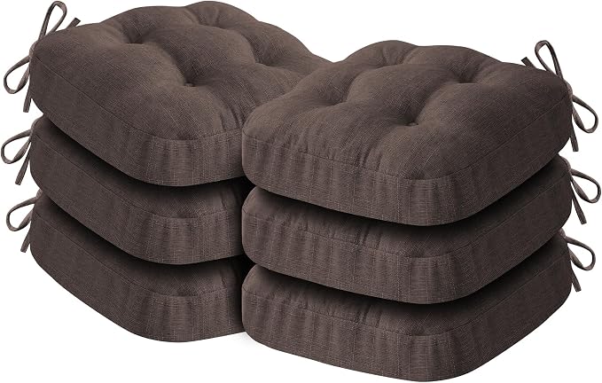 IASEAHK Chair Cushions for Dining Chairs, Dining Chair Cushions, Tufted Indoor by IASEAHK