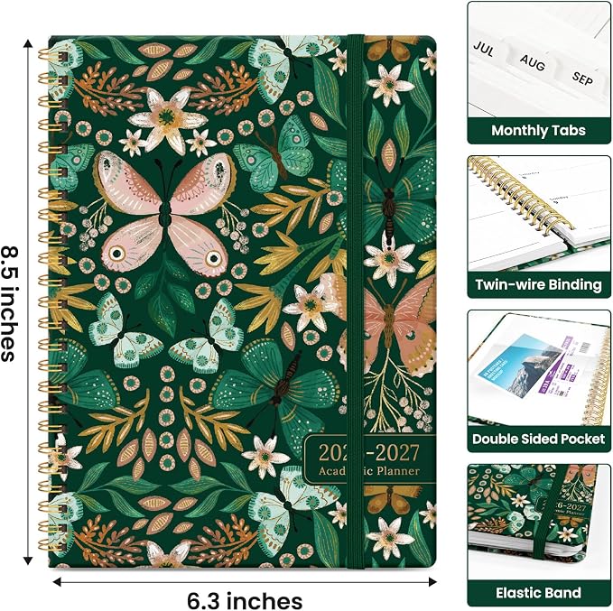 Planner 2026-2027, Academic Year Monthly and Weekly Calendar Planner, Jul 2026 - Image 4