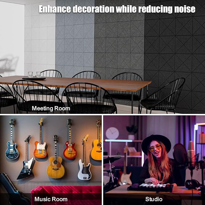 Sonicism 12 Pack X-Lined Acoustic Panels - Image 7