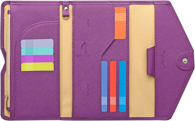 ZOPPEN Mulit-purpose Rfid Blocking Passport Holder Travel Wallet Passport and by Zoppen