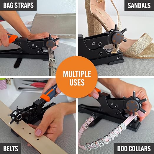 Pro-Master Desktop Leather Hole Puncher - Image 2