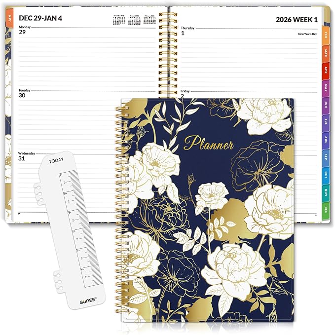 SUNEE 2026 Weekly and Monthly Planner by SUNEE