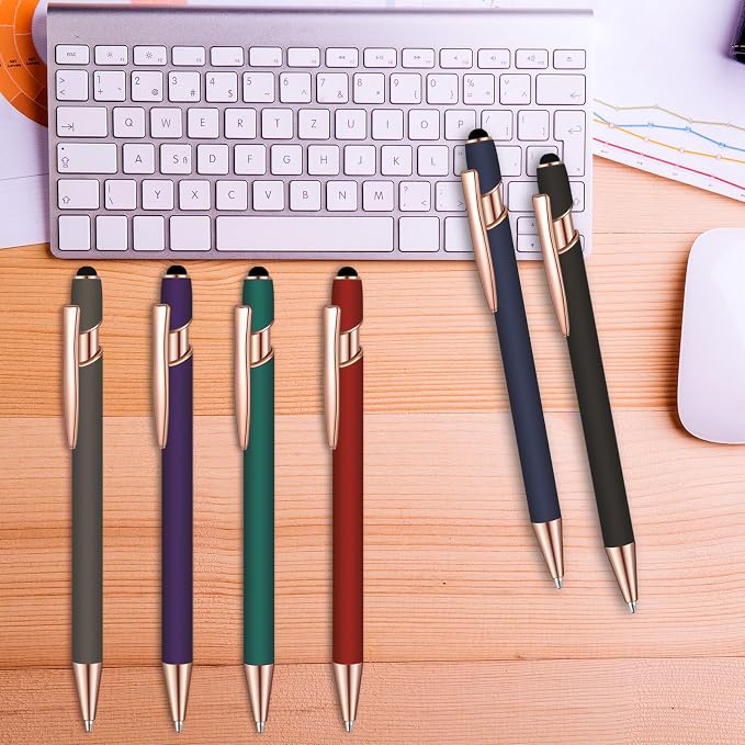 6 Pcs Blue Ink Ballpoint Pen - Image 5