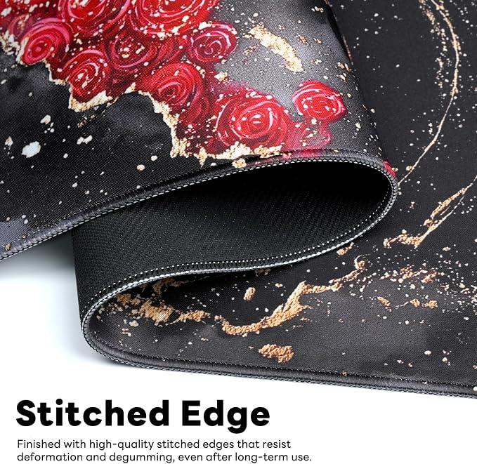 Desk Mat, Big Desk Pad, 31.5x11.8 Inches Extended Big Gaming Mouse Pad - Image 4