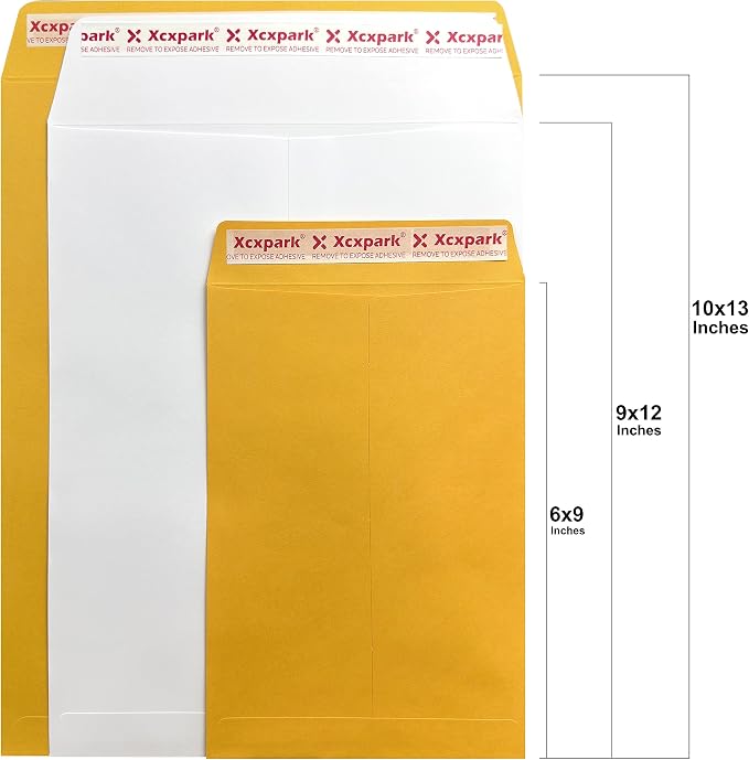 Xxcxpark 250 PCS 10x13 inches Security Catalog Envelopes Printable Self Seal - Image 5