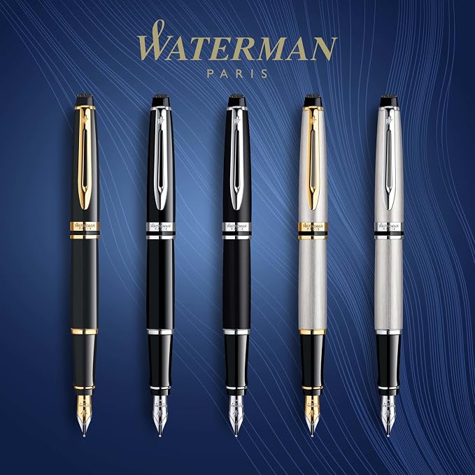 Waterman Expert Fountain Pen, Gloss Black - Image 6