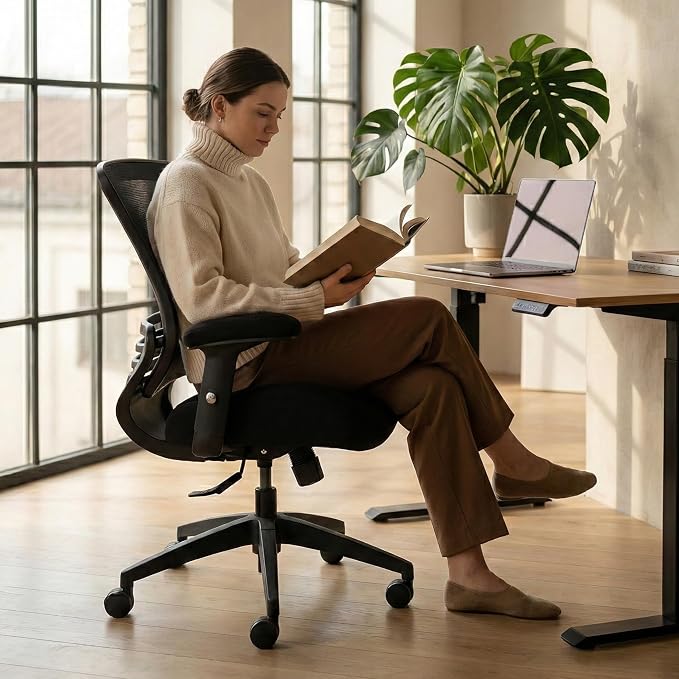 BOLISS 400lbs Office Chair Mesh Ergonomic Super Soft Thick and Wide Cushion - Image 7