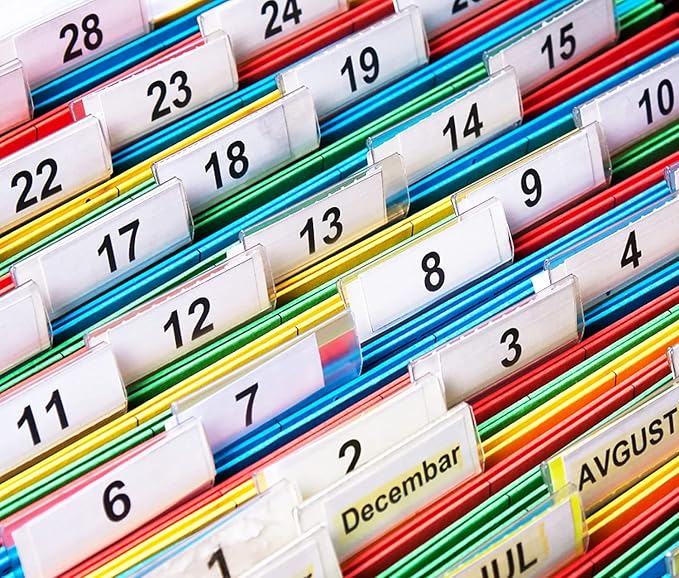 HERKKA Hanging File Folders, 30 Pack Letter Size Reinforced Hanging Folders - Image 7