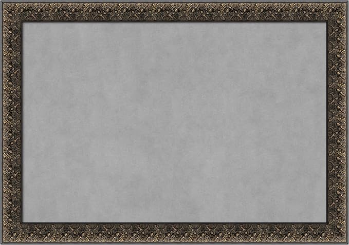 Amanti Art Black Framed Magnetic Board 29x41 Large Vision Board by AmantiArt