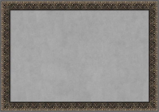 Amanti Art Black Framed Magnetic Board 29x41 Large Vision Board by AmantiArt