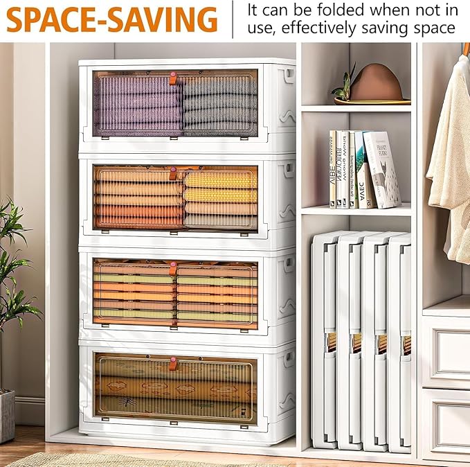 YFXCVSL 4 Tier Plastic Storage Bins - Image 6