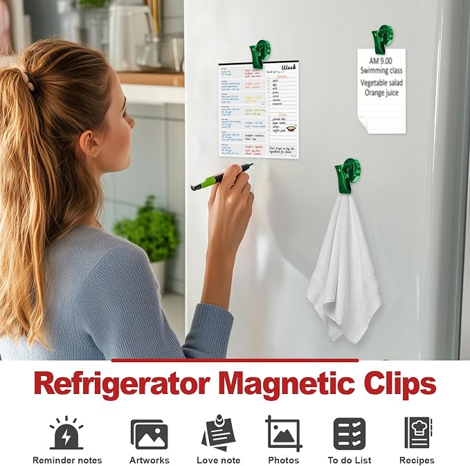 Magnetic Clips Heavy Duty 10 Pack | Strong Force Magnet Clips - Image 4