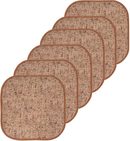 Sweet Home Collection Chair Cushion Memory Foam Pads Honeycomb Pattern Slip Non by SweetHomeCollection