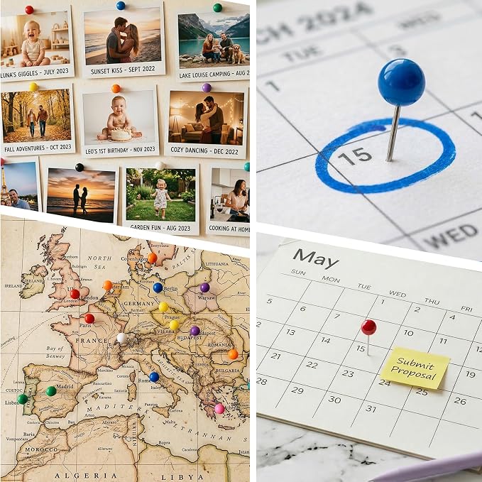 500 Pcs Map Pins, Small Map Tacks - Image 5