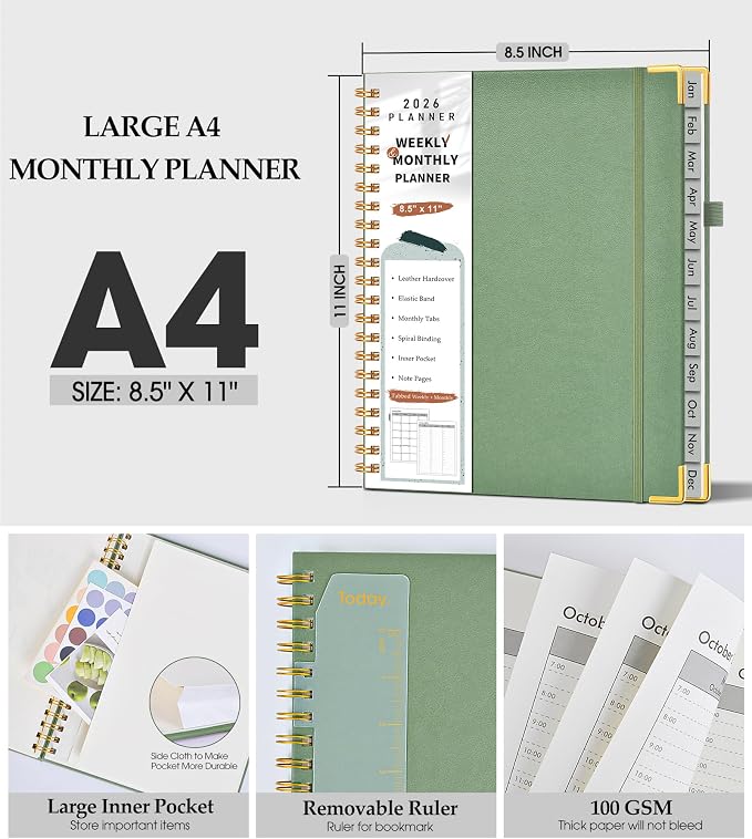 2026 Planner, Weekly and Monthly Calendar Planner from January 2026 - Image 5