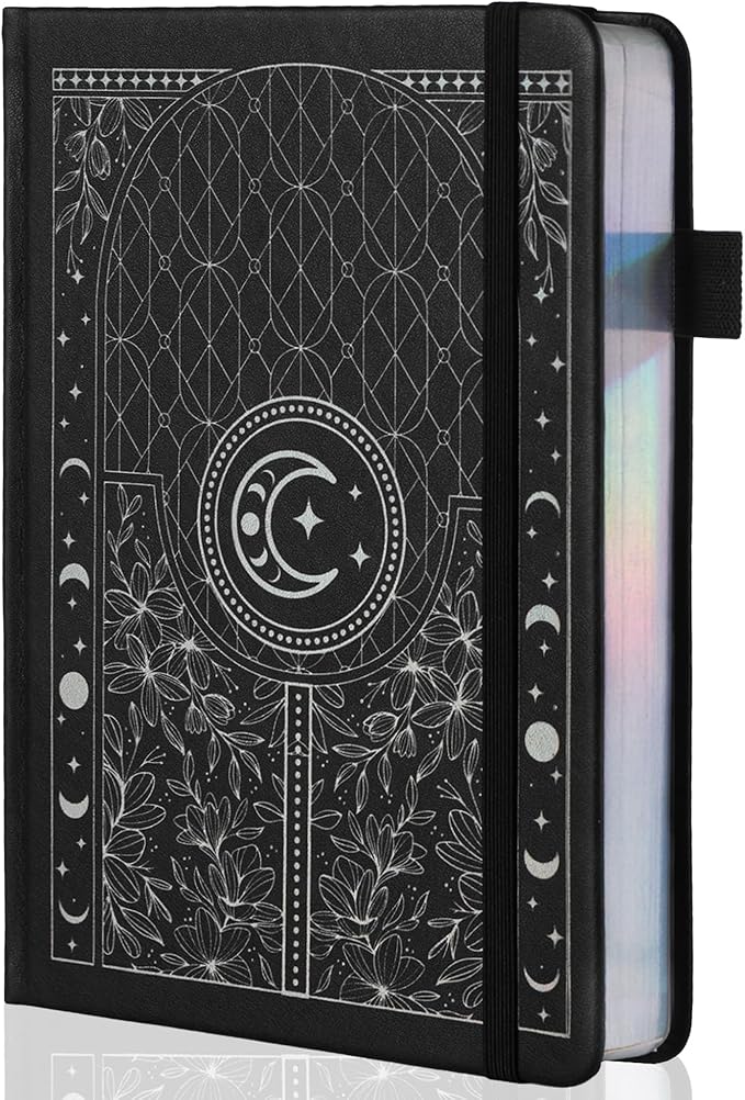 TIEFOSSI Bullet Dotted Journal Notebook, 160gsm 256 Numbered Thick Paper, A5 Hardcover Dotted Grid Diary for Women Men Work Writing, Bullet Dot Journaling, Drawing, 5.8 x 8.3 in-DeskLoop Office