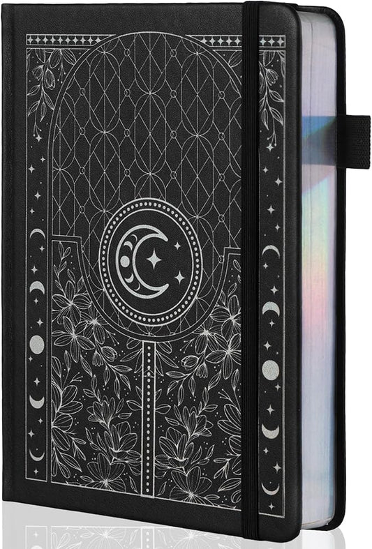 TIEFOSSI Bullet Dotted Journal Notebook, 160gsm 256 Numbered Thick Paper, A5 Hardcover Dotted Grid Diary for Women Men Work Writing, Bullet Dot Journaling, Drawing, 5.8 x 8.3 in-DeskLoop Office