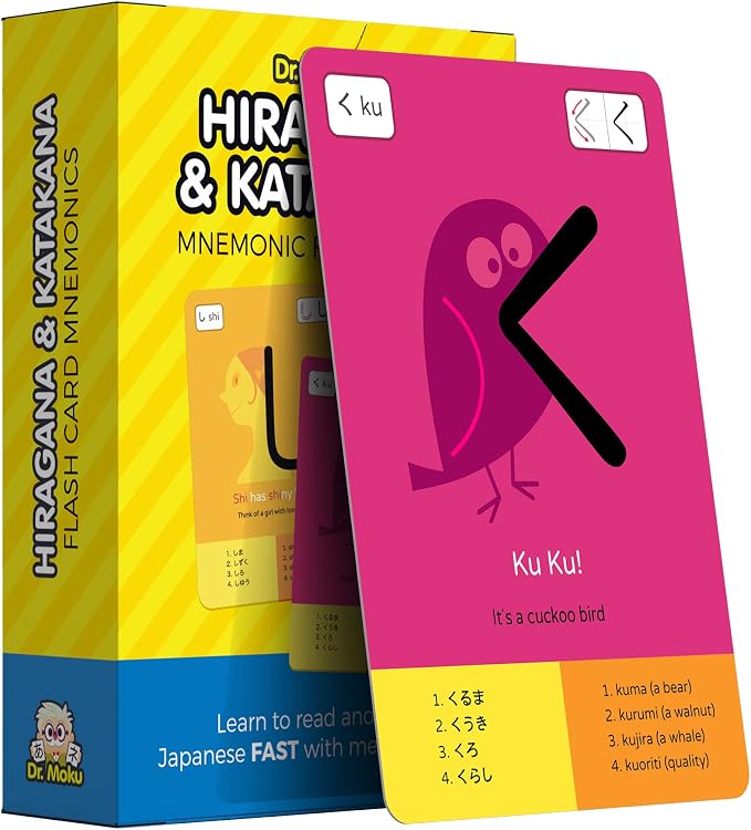 Dr. Moku's Hiragana & Katakana Flash Cards by Dr.+Moku