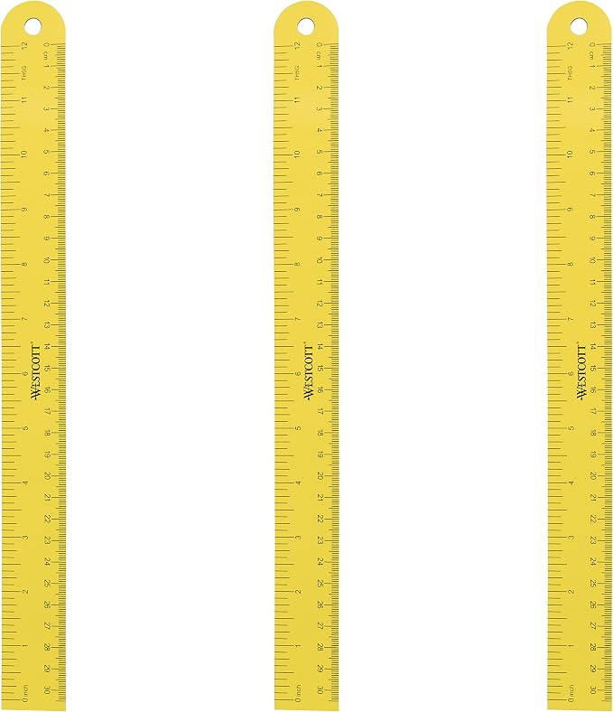 Westcott ‎12 inch Magnetic Flexible Rulers, by Westcott