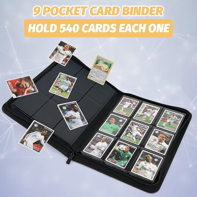 Trading Card Binder, Card Collection Binder Album Folder - Image 3