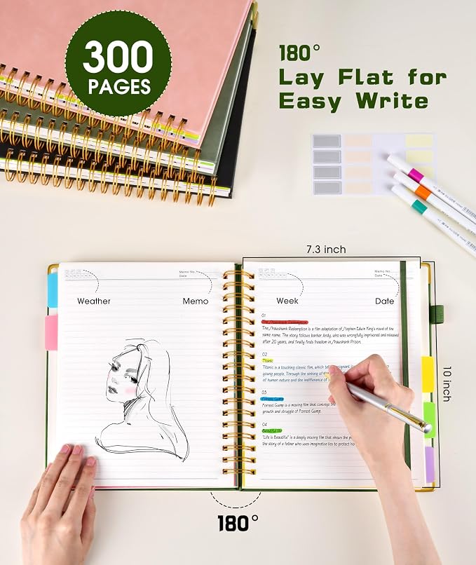 Hardcover Spiral Notebook journal - Image 6
