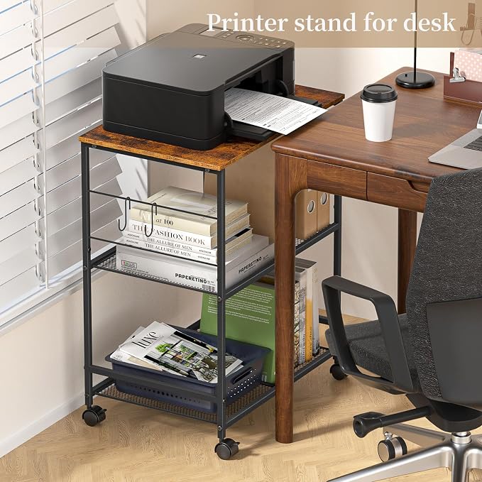 ThreeHio Printer Stand, 3Tier Printer Table - Image 4
